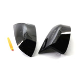 Maxbell Gloss Black Side Mirror Rearview Covers Trim Fit for BMW Replace Parts