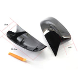 Maxbell Gloss Black Side Mirror Rearview Covers Trim Fit for BMW Replace Parts