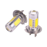 Maxbell H7 7.5W LED Fog Light Bulb 2Pcs Aluminum 10000-12000Mcd 12V DC Fit for Car