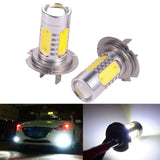 Maxbell H7 7.5W LED Fog Light Bulb 2Pcs Aluminum 10000-12000Mcd 12V DC Fit for Car