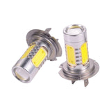 Maxbell H7 7.5W LED Fog Light Bulb 2Pcs Aluminum 10000-12000Mcd 12V DC Fit for Car