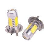 Maxbell H7 7.5W LED Fog Light Bulb 2Pcs Aluminum 10000-12000Mcd 12V DC Fit for Car