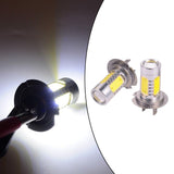 Maxbell H7 7.5W LED Fog Light Bulb 2Pcs Aluminum 10000-12000Mcd 12V DC Fit for Car