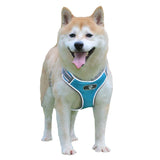 Maxbell Soft Harness Vest Pet Harness Easy Control Comfortable for Large Medium Dogs Light Blue M