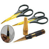Maxbell Expanding Hole Puncher Reamer Curved Scissors DIY Set for RC Car Body Accs