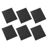 Maxbell 6PCS Leather Patch Kit Self Adhesive For Repair Couch Sofa Car Seat Handbag Black