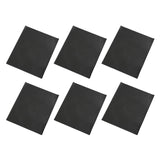 Maxbell 6PCS Leather Patch Kit Self Adhesive For Repair Couch Sofa Car Seat Handbag Black