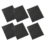 Maxbell 6PCS Leather Patch Kit Self Adhesive For Repair Couch Sofa Car Seat Handbag Black