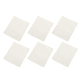 Maxbell 6PCS Leather Patch Kit Self Adhesive For Repair Couch Sofa Car Seat Handbag White