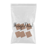 Maxbell 6PCS Leather Patch Kit Self Adhesive For Repair Couch Sofa Car Seat Handbag Brown