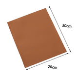 Maxbell 6PCS Leather Patch Kit Self Adhesive For Repair Couch Sofa Car Seat Handbag Brown