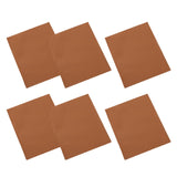 Maxbell 6PCS Leather Patch Kit Self Adhesive For Repair Couch Sofa Car Seat Handbag Brown