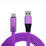 Maxbell USB Date Cable Head for Repairable Fast Charging Cord  Micro USB Purple