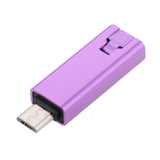 Maxbell USB Date Cable Head for Repairable Fast Charging Cord  Micro USB Purple