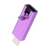 Maxbell USB Date Cable Head for Repairable Fast Charging Cord  Micro USB Purple