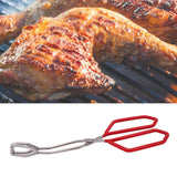 Maxbell Kitchen Tongs BBQ Grill Long Handle Serving Tong Outdoor Picnic Camping Red