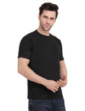 Maxbell Solid Men T Shirt Black