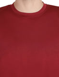 Maxbell  Solid Men Round Neck Red T Shirt