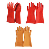 Maxbell Insulating Gloves Rubber Electrical Protection Waterproof for Man Woman 5kV