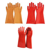 Maxbell Insulating Gloves Rubber Electrical Protection Waterproof for Man Woman 5kV