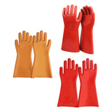 Maxbell Insulating Gloves Rubber Electrical Protection Waterproof for Man Woman 5kV