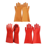 Maxbell Insulating Gloves Rubber Electrical Protection Waterproof for Man Woman 5kV
