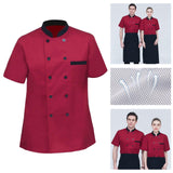 Maxbell Work Uniform Breathable Sweat Absorption Universal for Cooking Chef Waiter