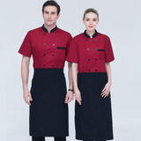 Maxbell Work Uniform Breathable Sweat Absorption Universal for Cooking Chef Waiter