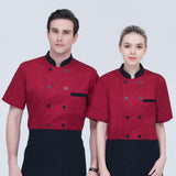 Maxbell Work Uniform Breathable Sweat Absorption Universal for Cooking Chef Waiter