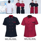 Maxbell Work Uniform Breathable Sweat Absorption Universal for Cooking Chef Waiter