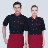 Maxbell Work Uniform Breathable Sweat Absorption Universal for Cooking Chef Waiter