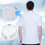 Maxbell Work Uniform Breathable Sweat Absorption Universal for Cooking Chef Waiter