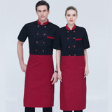 Maxbell Work Uniform Breathable Sweat Absorption Universal for Cooking Chef Waiter