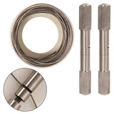 Maxbell Wire Saw Camping Chain Saw Dehorning Saw Handles /Wire for Hunting Cattle