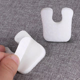Maxbell 2x U Shaped Felt Callus Pads Reduce Foot Pain Comfortable  White