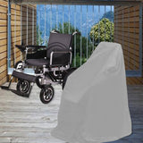 Maxbell Wheelchair Cover Durable Mobility Scooter Cover Lightweight for Outdoor 100x75x100cm Gray