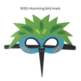 Maxbell Adjustable Kids Wing Mask Set Costume Fancy Dress Child for Party Christmas Style B