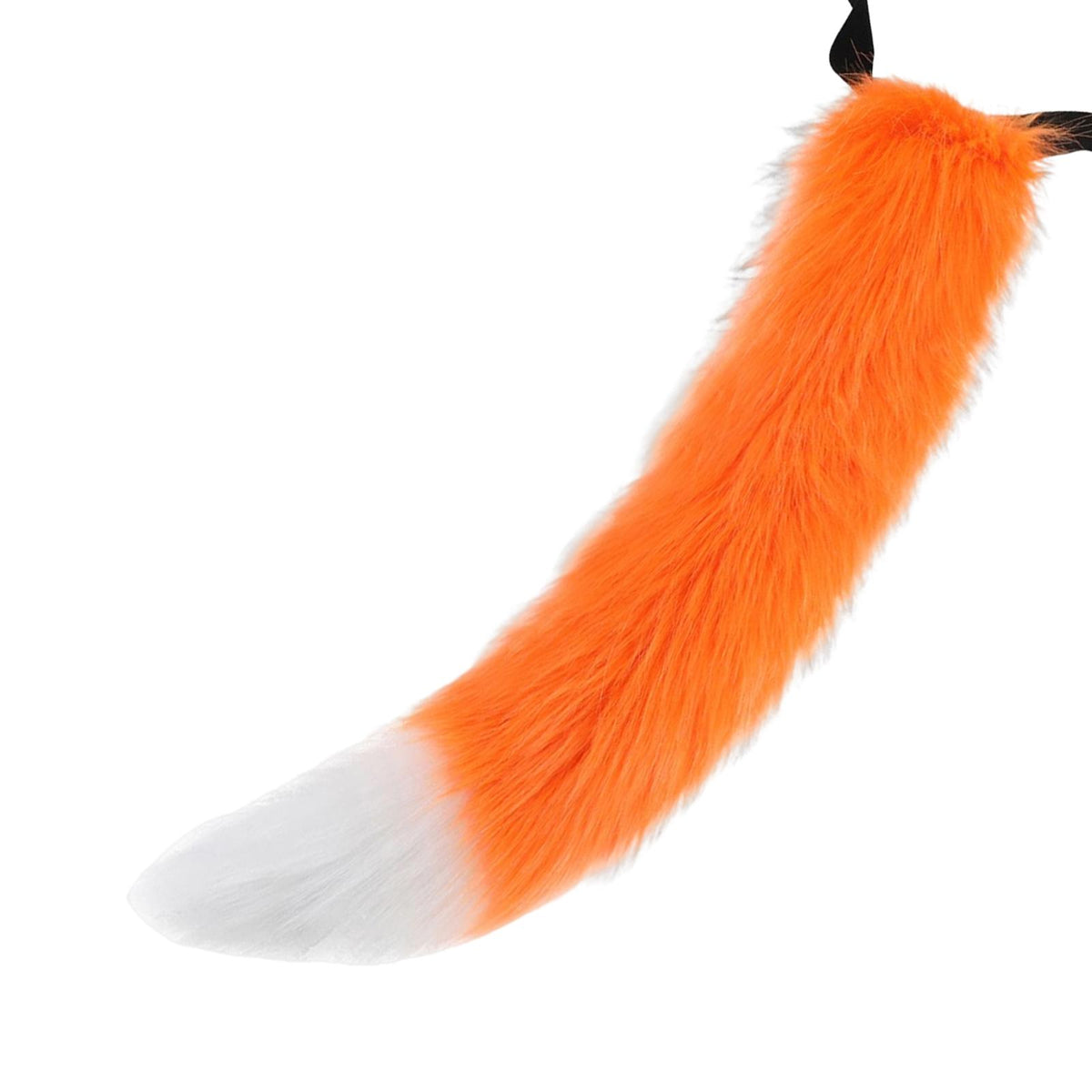 Maxbell Fox Ears Tail Cosplay Props Hair Clips Attractive for Halloween Orange White