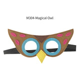 Maxbell Adjustable Kids Wing Mask Set Costume Fancy Dress Child for Party Christmas Style D