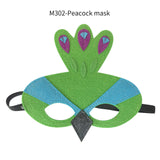 Maxbell Adjustable Kids Wing Mask Set Costume Fancy Dress Child for Party Christmas Style C