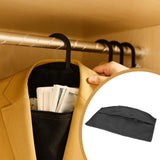 Maxbell Waterproof Hanger Diversion Fits Under Hanging Clothes for Conceals  Black