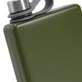 Maxbell Alcohol Hip Flask Lightweight Wine Bottle for Travel Hiking Army Green