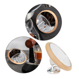 Maxbell Espresso Lens Reflective Mirror Flow Rate Observation Beech Silver