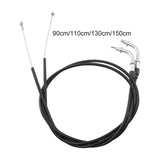 Maxbell 2x Motorcycle Throttle Cable Wire for Harley XL883 XL1200 x48 02-2014 90cm