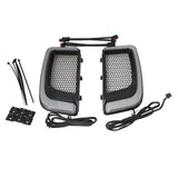 Maxbell Fairing Lower Grills LED Turn Signal Lights Fit for Harley Touring