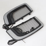 Maxbell Fairing Lower Grills LED Turn Signal Lights Fit for Harley Touring