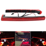 Maxbell 2Pack Motorcycle Side Panel LED Light Accessories for Cvo Road Glide