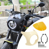 Maxbell Plastic Motorcycle Front Headlight Cover Solid and Durable for