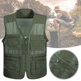 Maxbell Portable Fishing Mesh Vest Breathable Comfortable for Camping Travel Fishing L