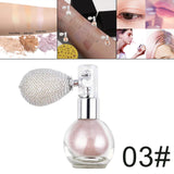 Maxbell Highlighter Powder Spray Shiny Makeup Spray Brighten for Body  Naked Pink